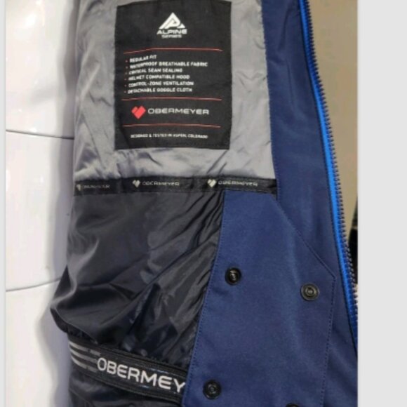 Obermeyer Foundation Alpine Ski Hooded Snowboard Jacket Coat - Picture 9 of 16